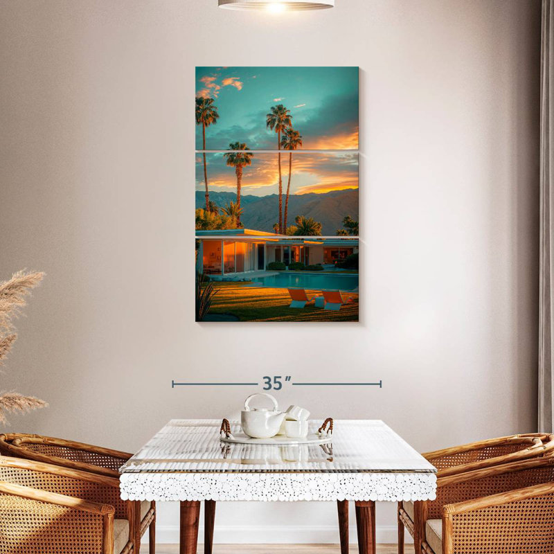 Lilie Palm Springs Golden Sunset, H 45 po x l 28 po