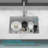 30" Undermount Single Bowl Ceramic Kitchen Sink - Dual Mount Ceramic Rectangular Deep Single Bowl Sink Basin