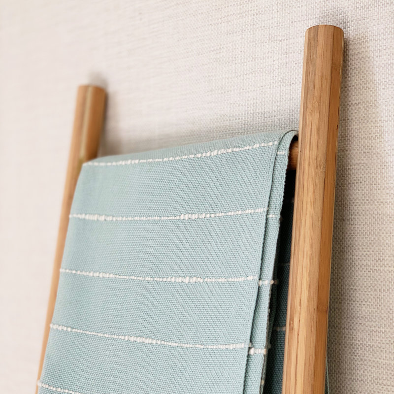Pampa Hand Woven Throw Blanket, Seafoam