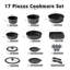 Tempe 17 - Piece Ceramic Cookware Set