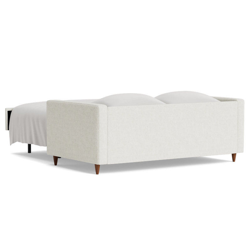 MCM Sofa Bed, Performance Weave - Snow