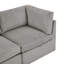Canapé modulaire de coin avec repose-pieds Annai-1193278228