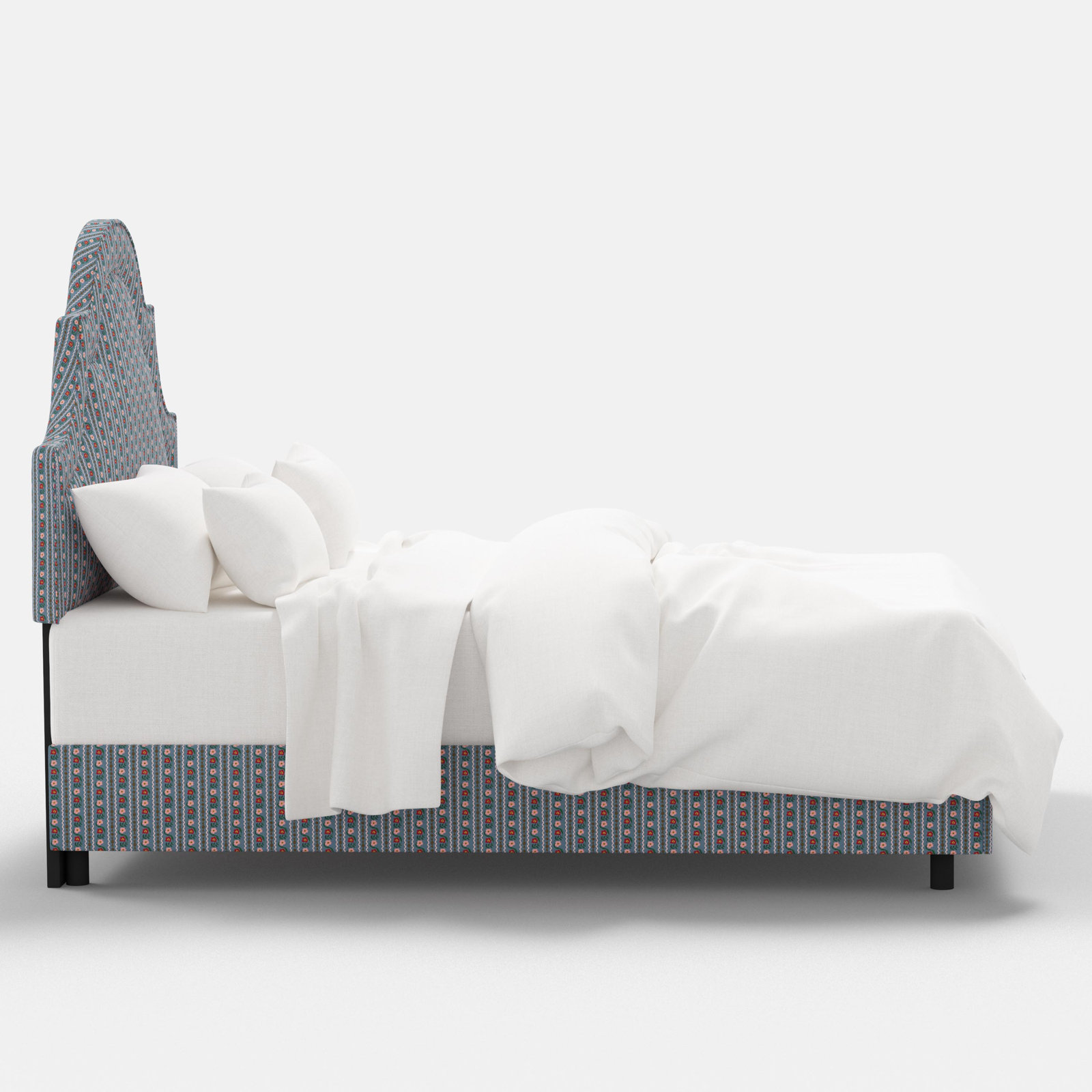 Rifle Paper Co. x Cloth & Company Marion Bed, Queen, Delphine Slate