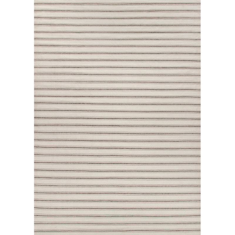 Textures Wool Striped Area Rug in Blue, Rectangle 13' x 18'