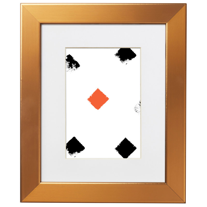 Cadre pour photo simple Pekalongan, 14 po x 22 po emmêlé à 11 po x 17 po, Laiton inoxydable