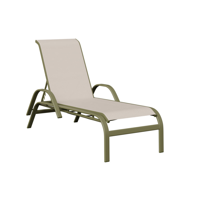 Méridienne Berlin Gardens Murphy, Beige, Vert sauge