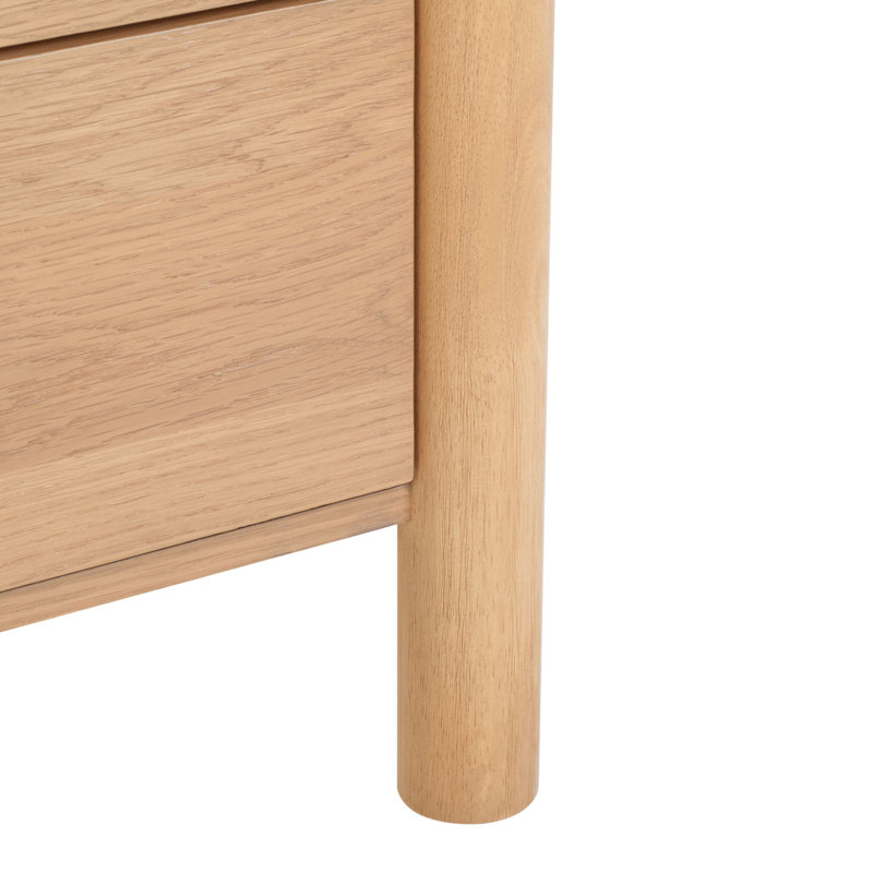Jaylessa Wood Nightstand, Natural