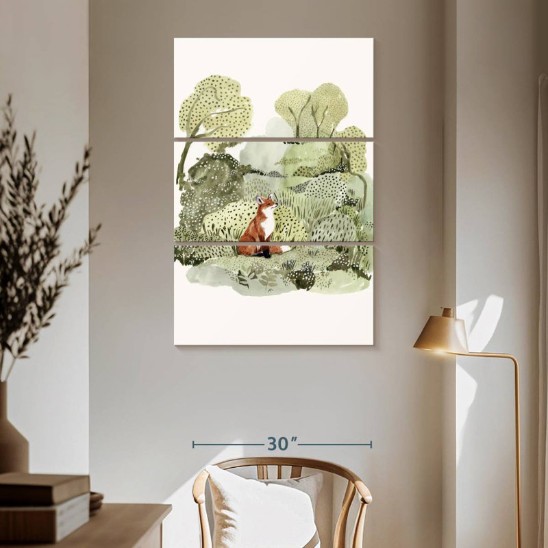 Brampt Fox Glen I, 65" H x 42" W