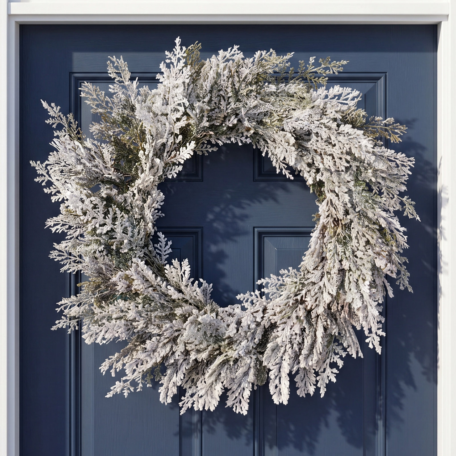 24'' Faux Cedar Wreath