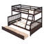 Lit superposé simple au-dessus de 2 tiroirs Evalee par Harriet Bee-820691777