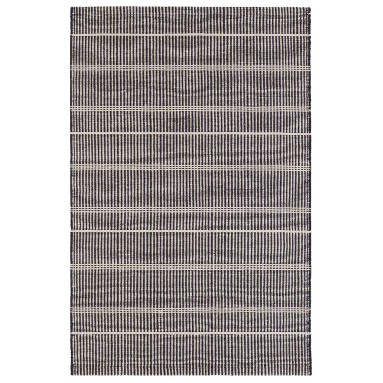 Dash and Albert Rugs Samson Black Handwoven Indoor/Outdoor Rug ...