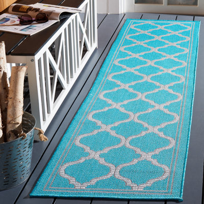 Bermuda Performance Machine Washable Geometric Indoor/Outdoor Area Rug