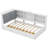Wood  Platform Bed With Storage Headboard-1613879882