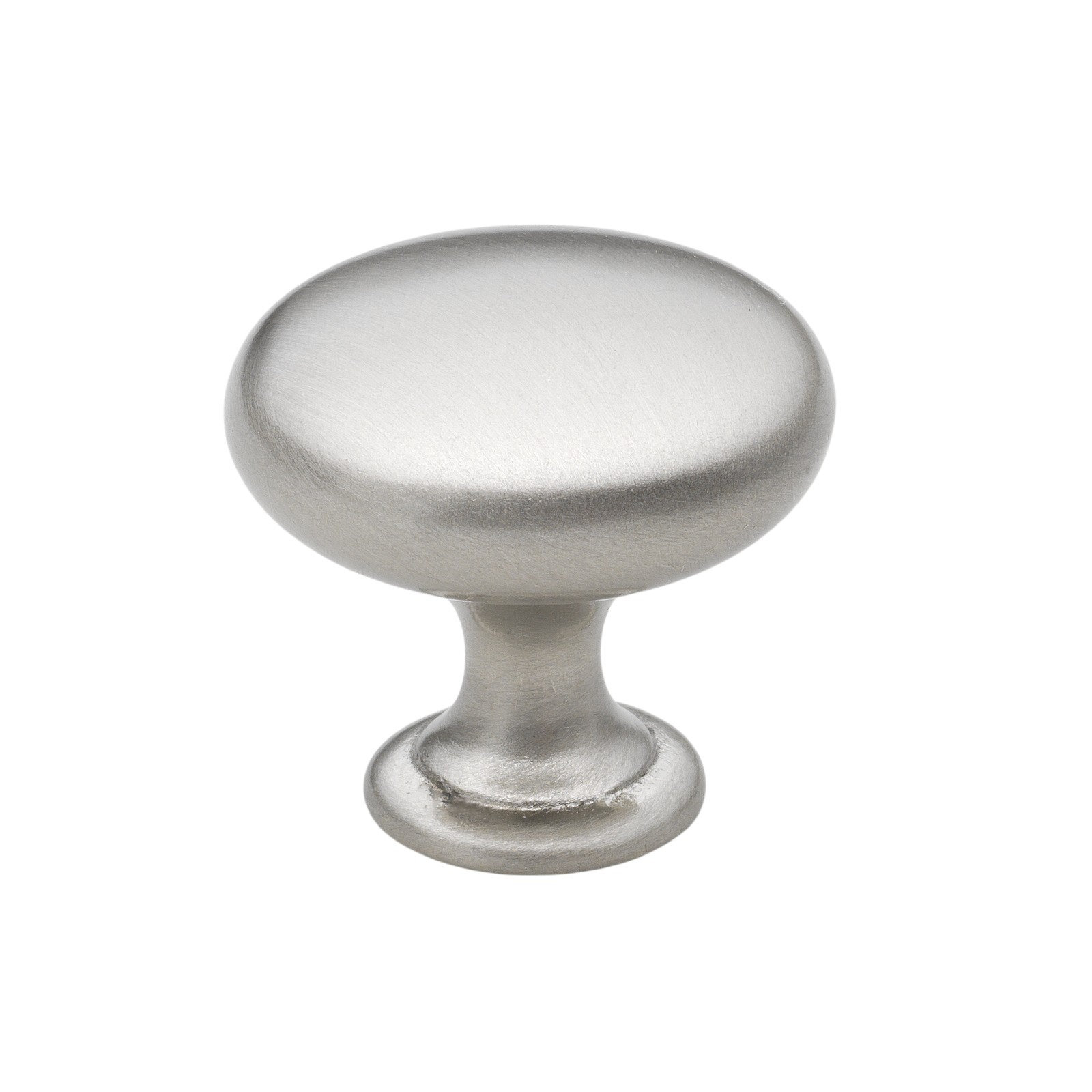 Mushroom Knob, Satin Nickel