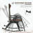 Set of 2 Foldable Zero Gravity Rocking Chairs with Trays