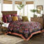 Ensemble de courtepointe 3 pièces très grand Greenland Home Fashions Jessa Midnight 105 x 95 + 20 x 36 (2)-115992928