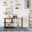 Leonetti L-Shaped Metal Base Writing Desk-1061741490-989327549