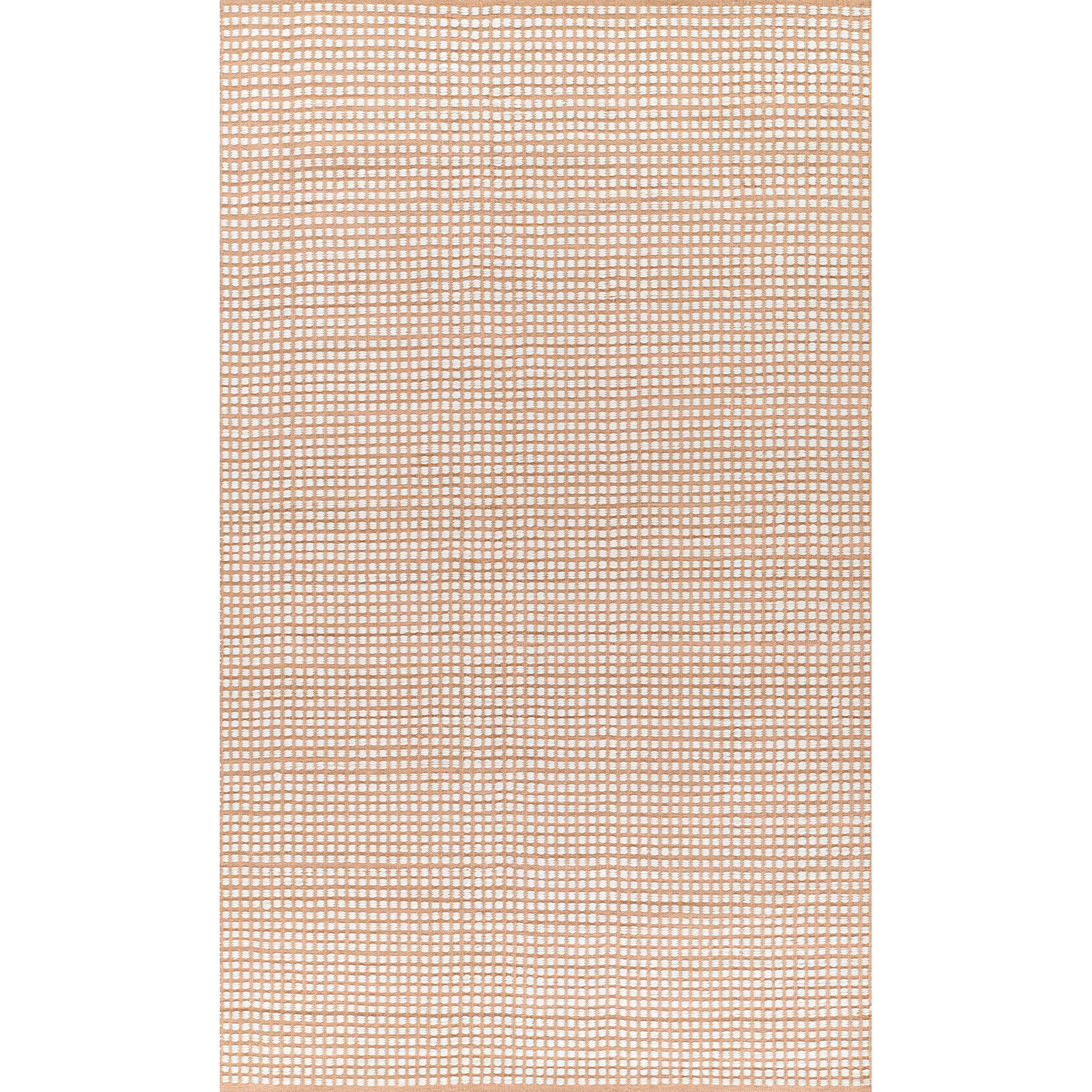 Acerra Pink Hand-Woven Geometric Outdoor Rug, Rectangle 5' x 7'6"