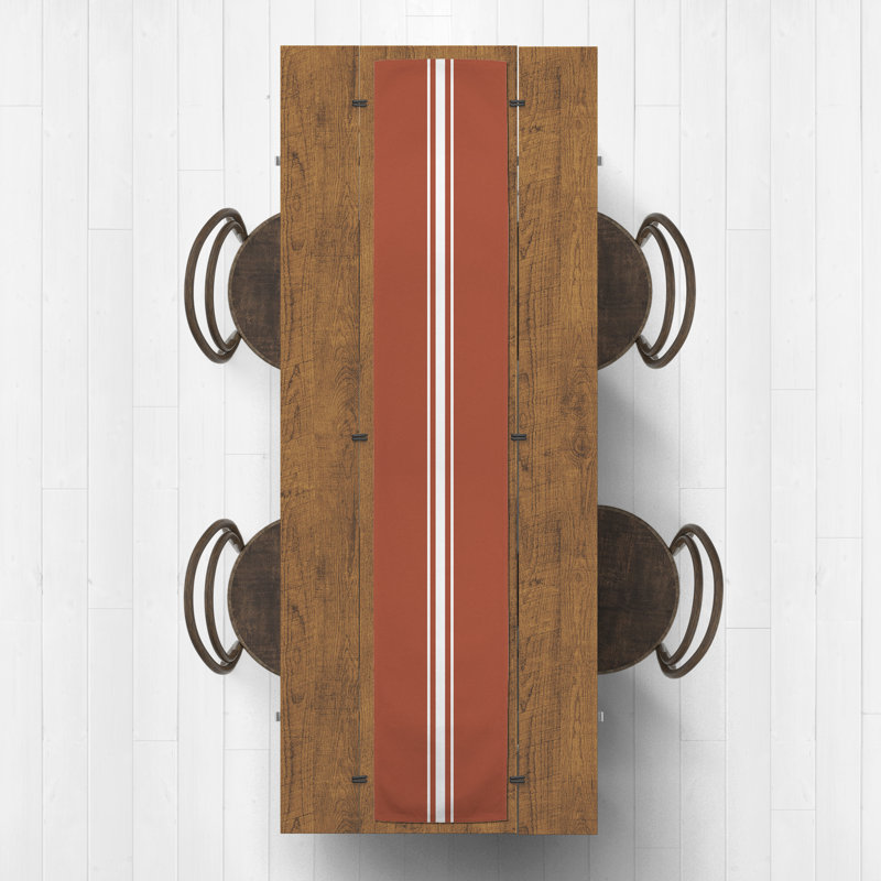 Chemin de table Bundage, 90 po x 16 po, Brun