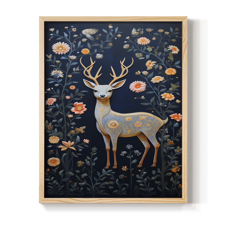 ANIMALS Series CDL XXVI, reproduction encadrée - bois massif, Naturel, H 30 po x l 24 po
