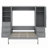 Queen Size Murphy Bed Wall Bed With Closet-1105040908
