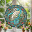 Panneau de vitrail Dolphin Wave ， 7,8H-548024487
