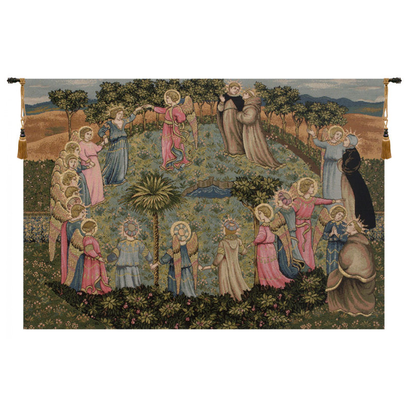 Italian Loom Woven Cotton Blend Wall Hanging
