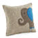 Appliqued Wool Throw Pillow