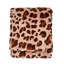 Jeté en peluche brun 50 po x L 60 po