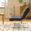 Modern Accent Chair with Metal Frame, Upholstered Soft Cushion for Living Room & Office-460011020