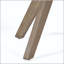 Table d'appoint d'extérieur en bois d'acacia gris Stamford - hauteur de 30 po, pieds en X