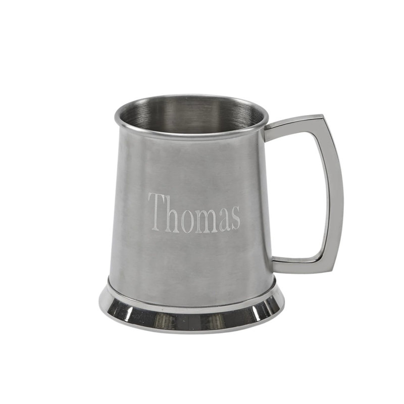 20oz. Stainless Steel Beer Mug, Satin