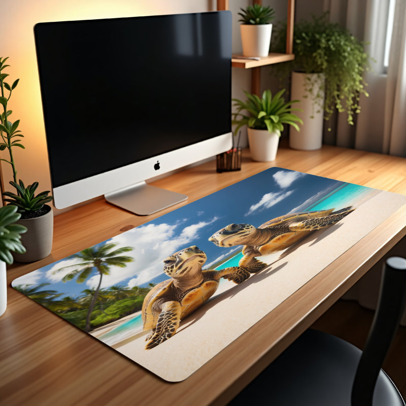 Polyester Desk Pad, 31.5x15.5