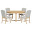 Ensembles de table de salle à manger extensible (doit inclure à la fois la table et la chaise), maison de ferme en bois