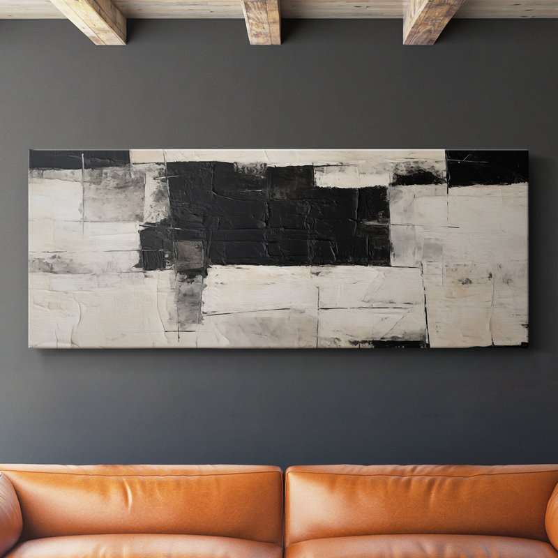 Toile tendue avec châssis Abstract Series 3 # XC-Wide, H 12 po x l 30 po