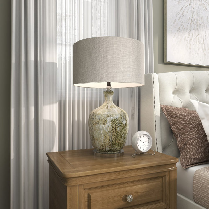 Lampe de table en verre Donagh