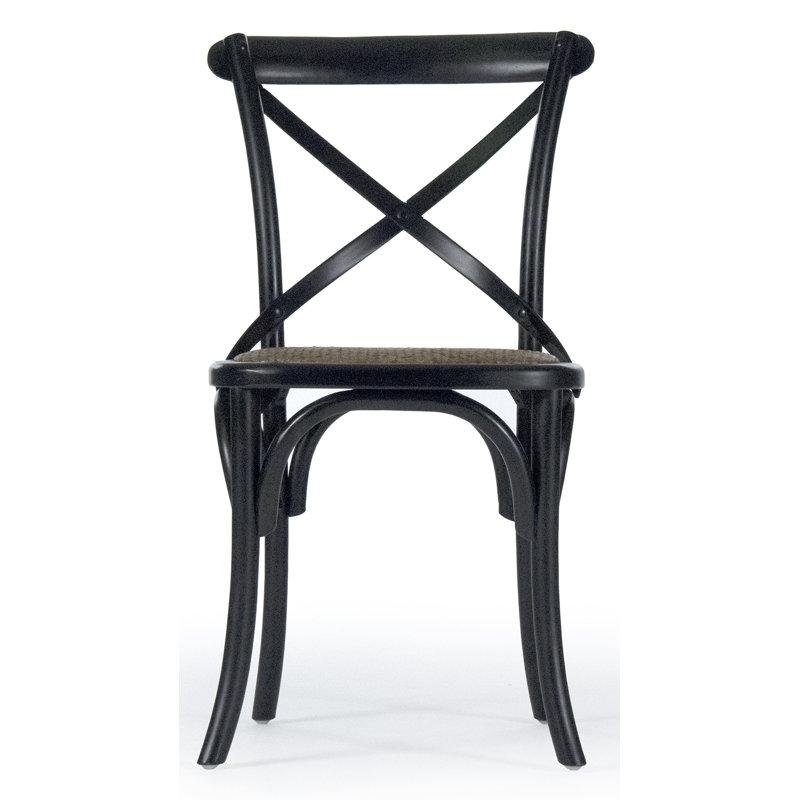 Chaise d'appoint 19,5 po Parisienne, Noir