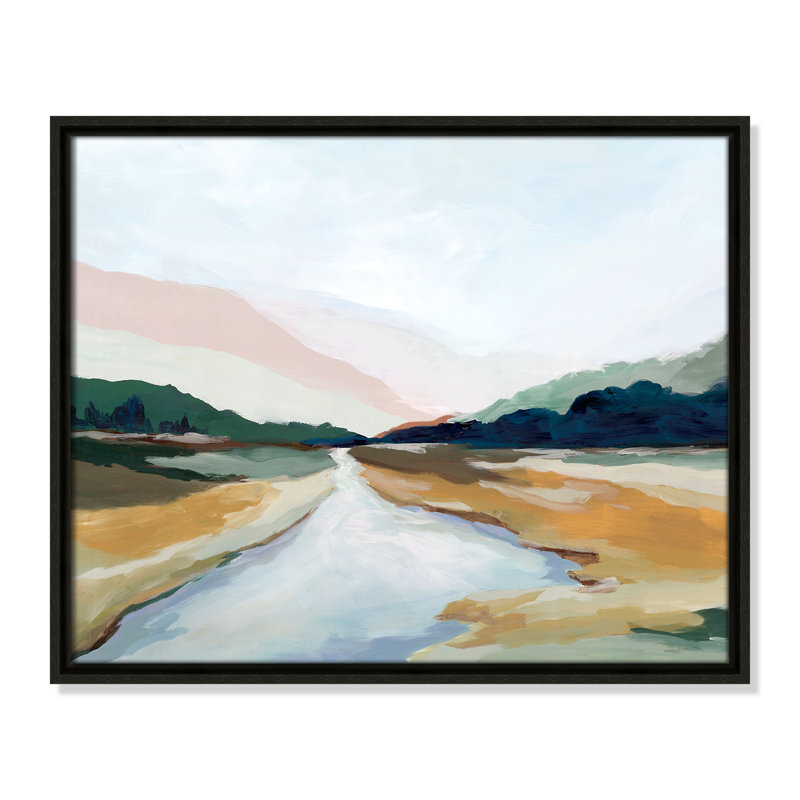 «Hope Creek Print» par Isabelle Z, Espresso, H 17,5 po x l 21,5 po