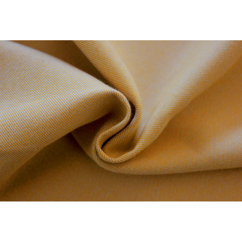 Uni Collection 100% Cotton Room Darkening Curtain Single Panel, Curry, 142cm Width x 295cm Drop