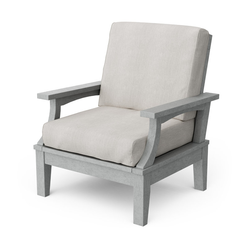 Chaise à assise profonde Heritage, Beige, Gris clair