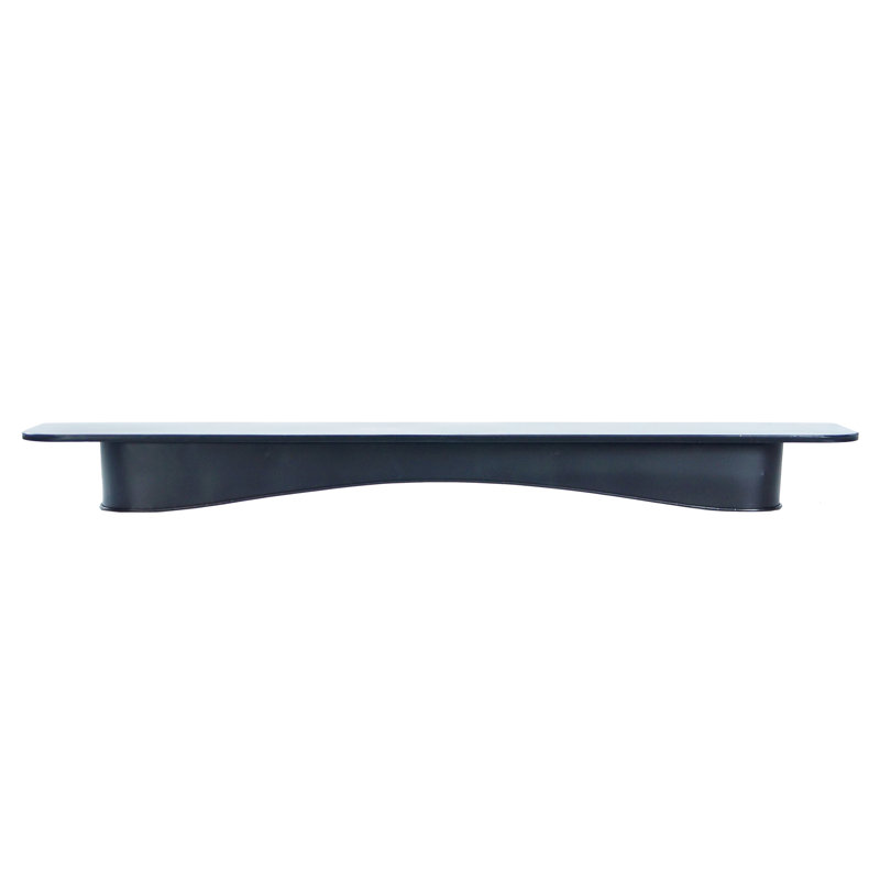Étagère murale noire en métal 36 po., H 6 po x l 36 po x P 3,5 po