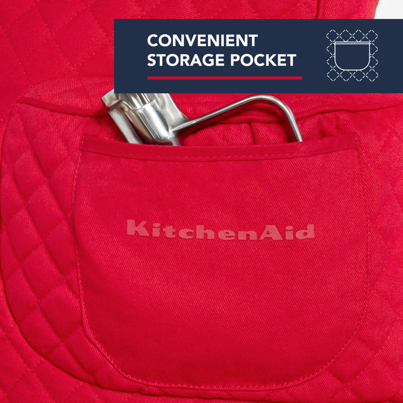 KitchenAid® Quilted Fitted Mixer Cover, Passion Red