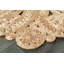 Farmhouse Solid Hand-Braided Jute Indoor Round Area Rug, Brown, 4' x 4'-531383870