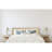 Crawford Modern Solid Wood Bed with Woven Cane Headboard-67960619-67960618