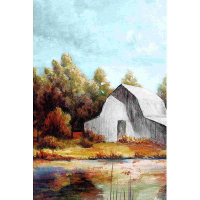 La grange d'automne par - sur