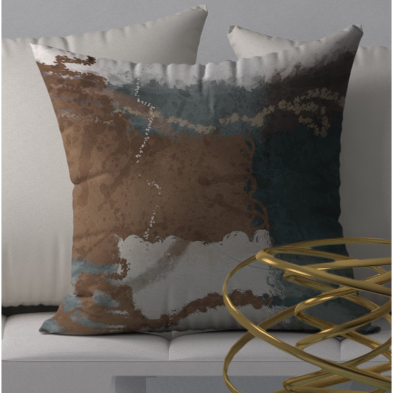Housse de coussin carrée à amélioration revigorable et insert, 20 po X 20 po