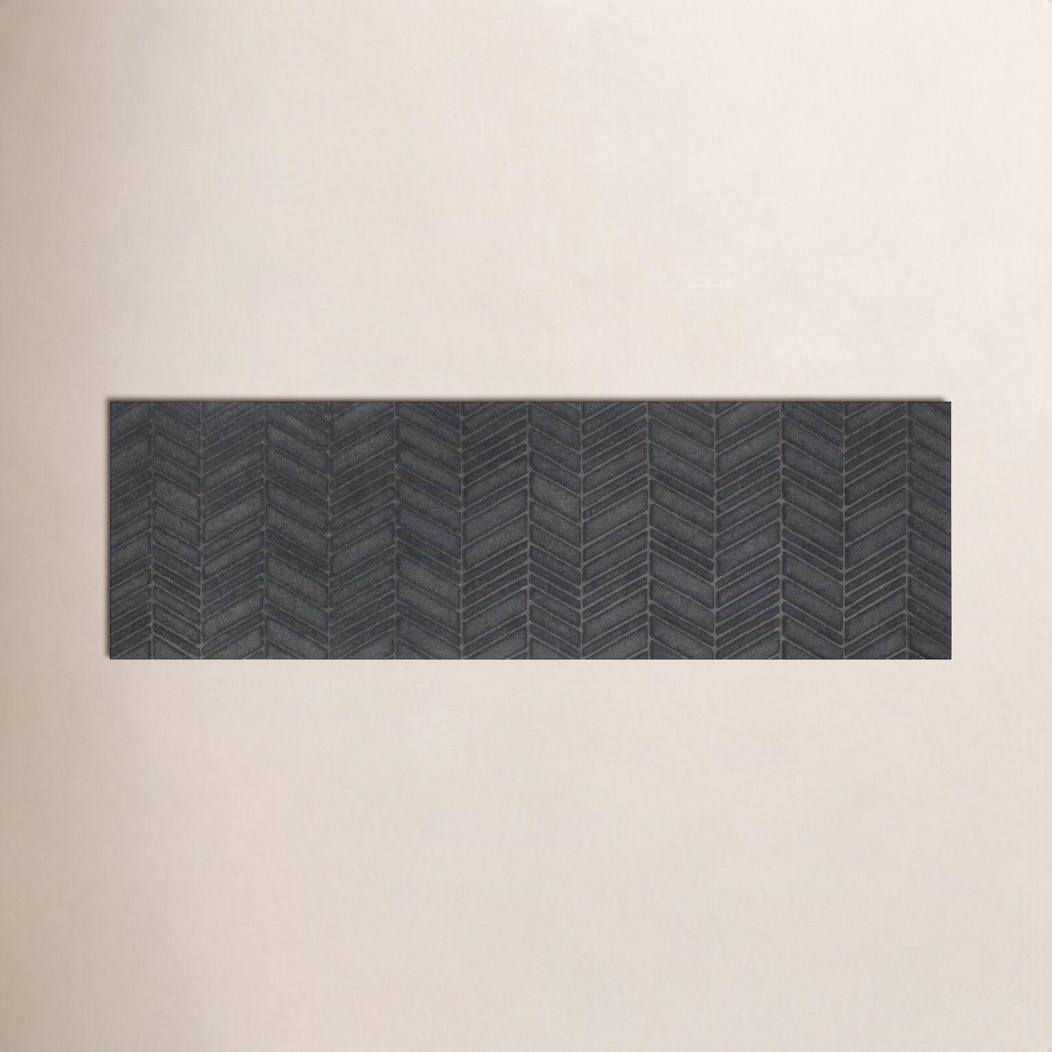 WaterHog Luxe In Vein Non-Slip Doormat, Graphite, 21.5" W x 70" L