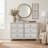 Weston 46.3" W Solid Wood Legs Traditional 6-Drawer Dresser-998249125