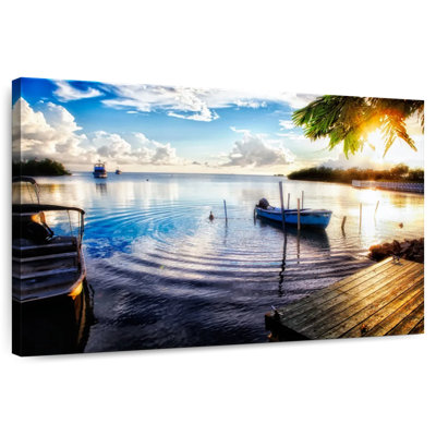 Sunset In A Fishing Village La Parguera
