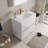 36" Freestanding Bathroom Vanity Modern Style Vanity with Integrated Solid Surface Countertop and Sink, 2 Soft Close Drawers-314142874